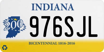 IN license plate 976SJL