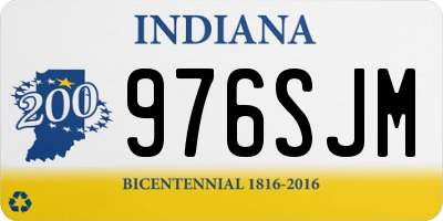 IN license plate 976SJM
