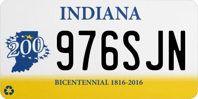 IN license plate 976SJN