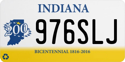 IN license plate 976SLJ