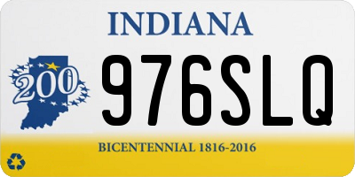 IN license plate 976SLQ