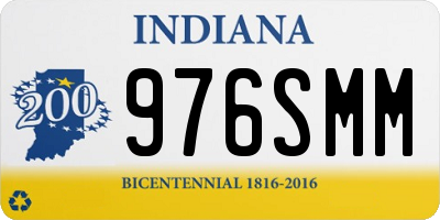 IN license plate 976SMM