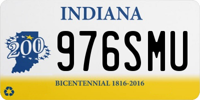 IN license plate 976SMU