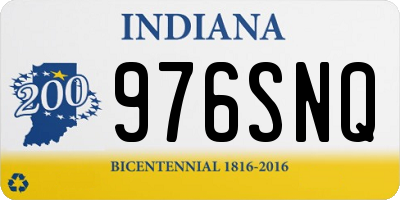 IN license plate 976SNQ