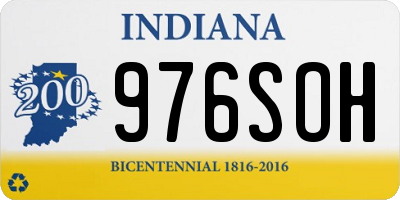 IN license plate 976SOH