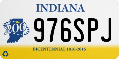 IN license plate 976SPJ