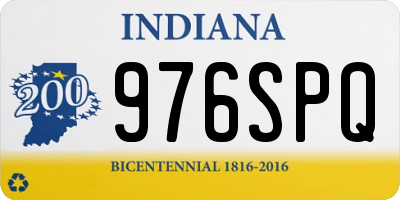 IN license plate 976SPQ