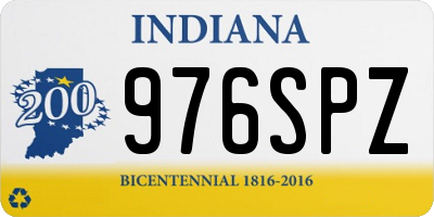 IN license plate 976SPZ