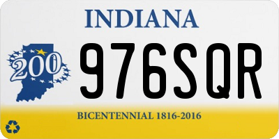 IN license plate 976SQR