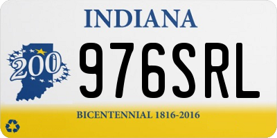 IN license plate 976SRL
