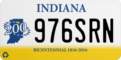 IN license plate 976SRN