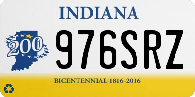 IN license plate 976SRZ
