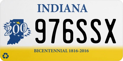 IN license plate 976SSX