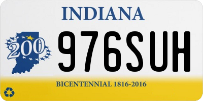 IN license plate 976SUH