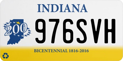 IN license plate 976SVH