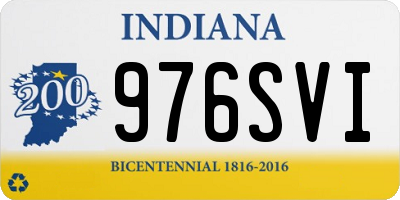 IN license plate 976SVI