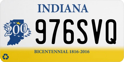 IN license plate 976SVQ