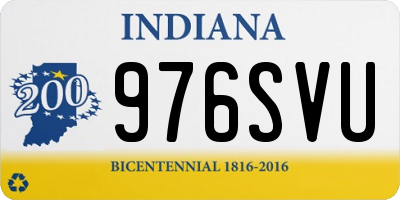 IN license plate 976SVU