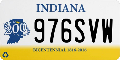 IN license plate 976SVW