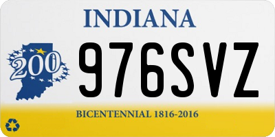 IN license plate 976SVZ