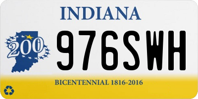 IN license plate 976SWH