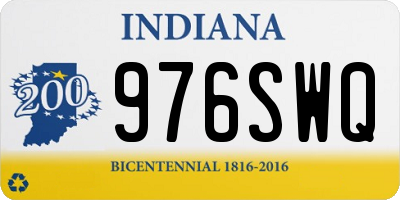 IN license plate 976SWQ