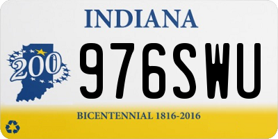 IN license plate 976SWU