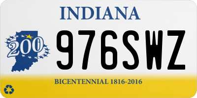 IN license plate 976SWZ