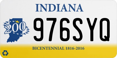 IN license plate 976SYQ