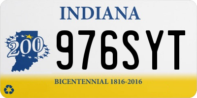 IN license plate 976SYT