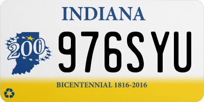 IN license plate 976SYU