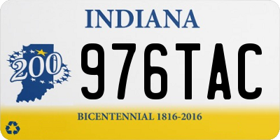 IN license plate 976TAC