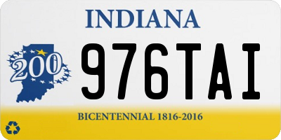 IN license plate 976TAI