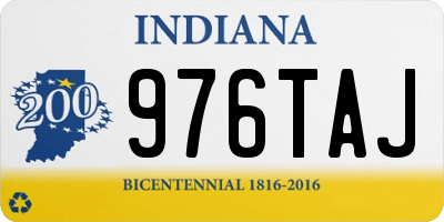 IN license plate 976TAJ