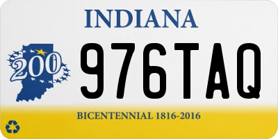 IN license plate 976TAQ