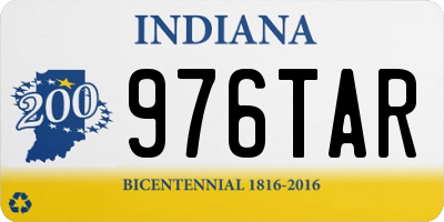 IN license plate 976TAR