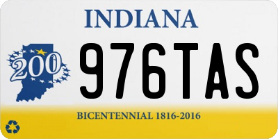 IN license plate 976TAS