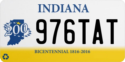 IN license plate 976TAT