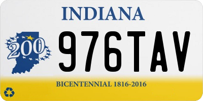 IN license plate 976TAV