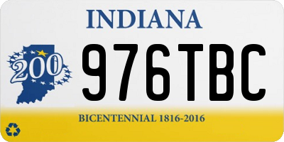IN license plate 976TBC