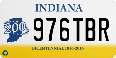 IN license plate 976TBR