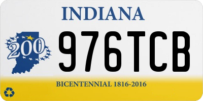 IN license plate 976TCB
