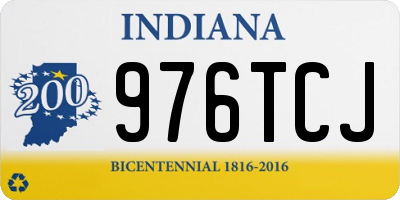 IN license plate 976TCJ