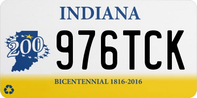 IN license plate 976TCK