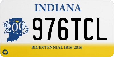IN license plate 976TCL
