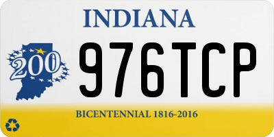 IN license plate 976TCP