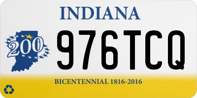 IN license plate 976TCQ