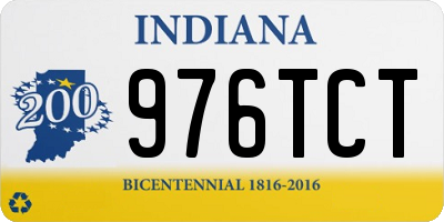 IN license plate 976TCT