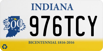 IN license plate 976TCY