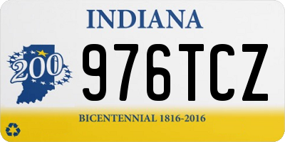 IN license plate 976TCZ